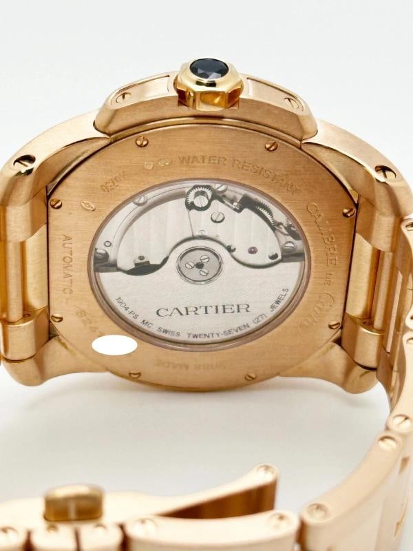 Cartier Calibre W7100018 42mm Ref 3300 18K Rose Gold Box Paper - 10
