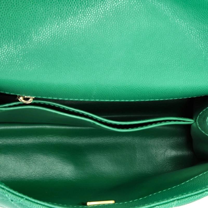 Chanel Coco Top Handle Bag Quilted Caviar Mini - 5