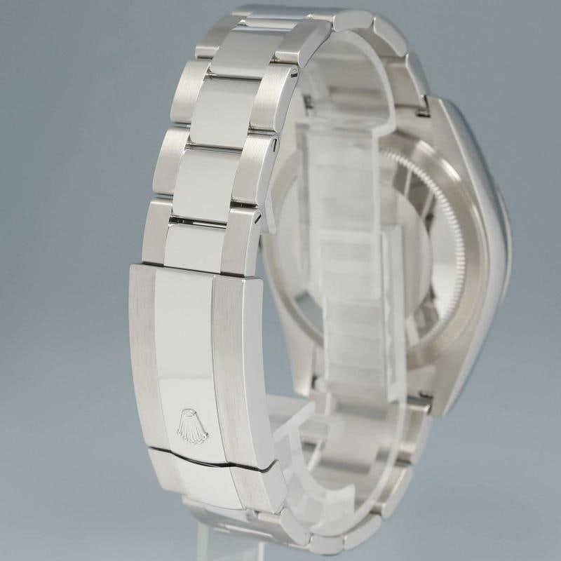 2024 NEW PAPERS Rolex Sky-Dweller Steel Green Oyster Fluted 42mm 336934 Watch - 6