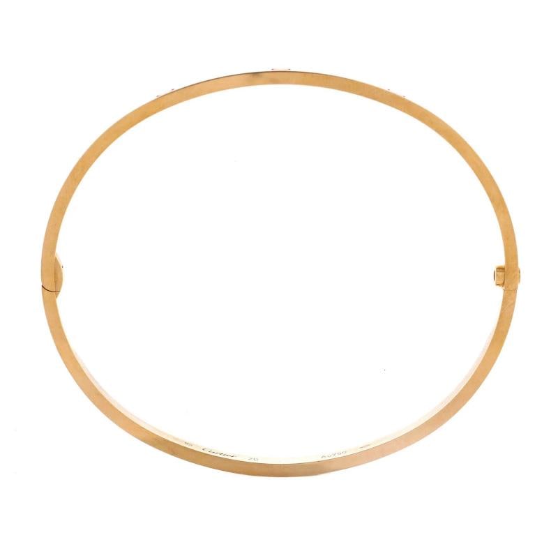 Cartier Love Bracelet 18K Yellow Gold Small - 3