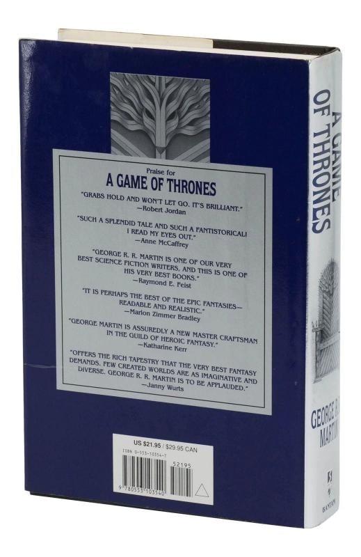 A Game of Thrones ~ SIGNED by GEORGE R. R. MARTIN ~ First Edition US ~ 1st 1996 - 2