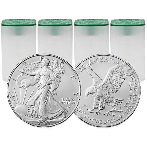 Lot of 80 - 2026 $1 American Silver Eagle 1 oz BU (1 of 3)