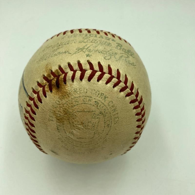 Jackie Robinson & Mickey Mantle Signed 1956 World Series Game Used Baseball PSA - 8