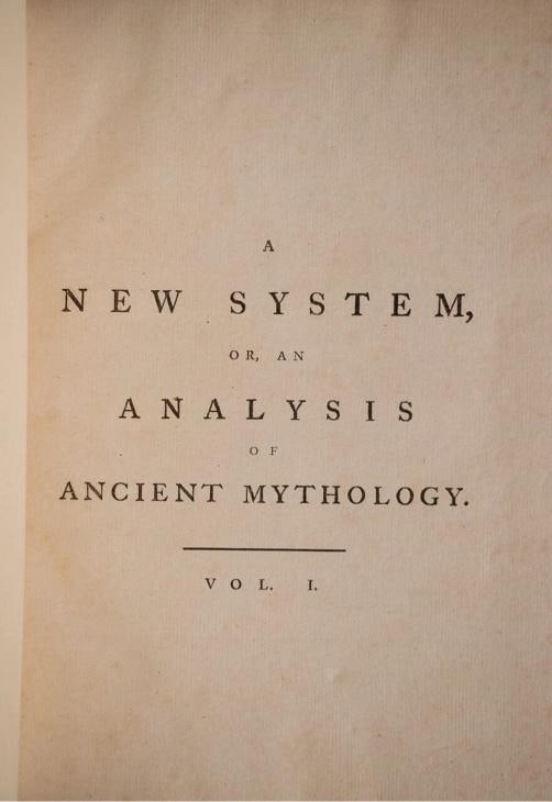 1775 A New System Or An Analysis Of Ancient Mythology Copper Plates 12" Tall - 8
