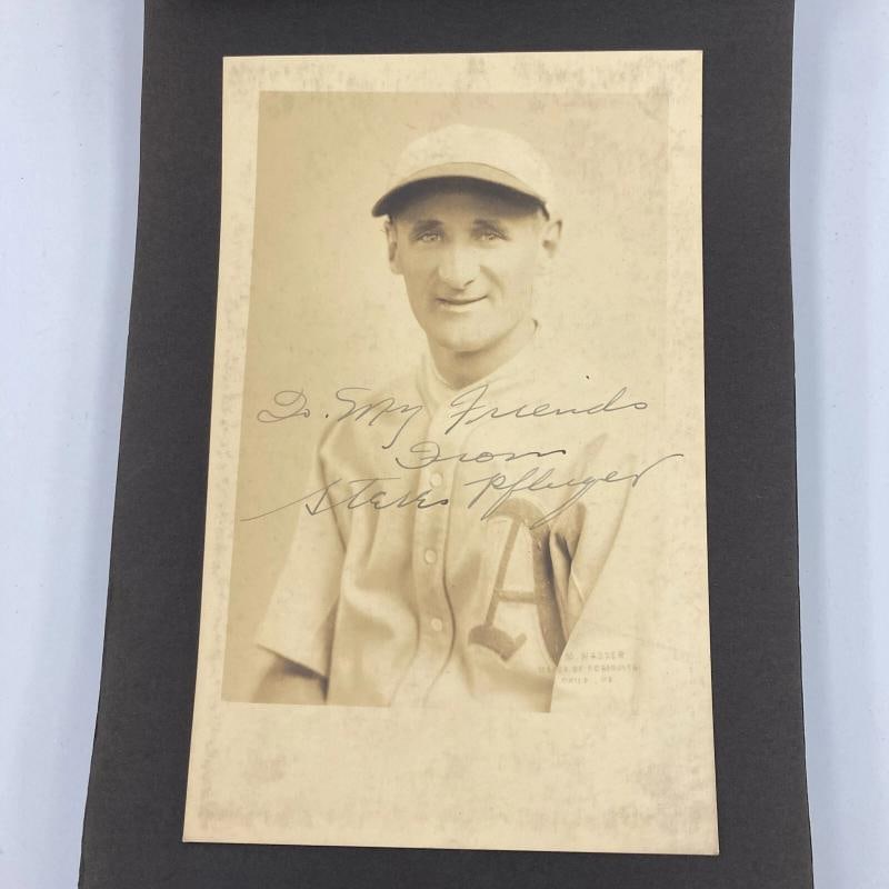 Historic 1929 Philadelphia Athletics World Series Champs Team Signed Album PSA - 13