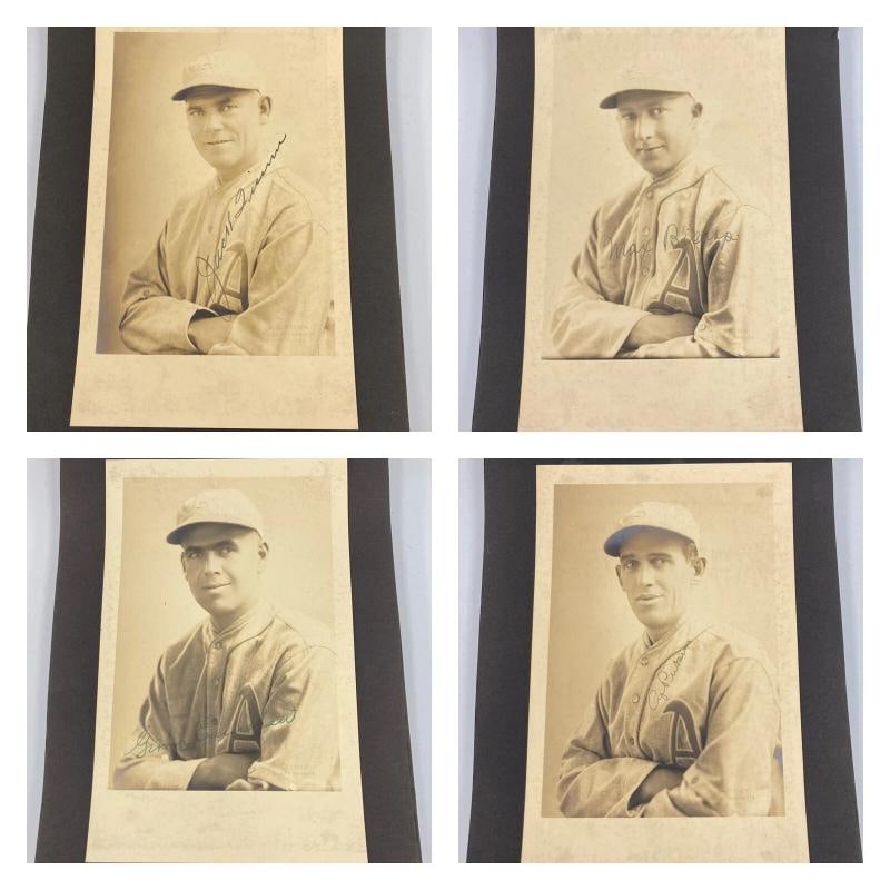 Historic 1929 Philadelphia Athletics World Series Champs Team Signed Album PSA - 20