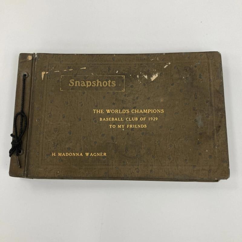 Historic 1929 Philadelphia Athletics World Series Champs Team Signed Album PSA - 2