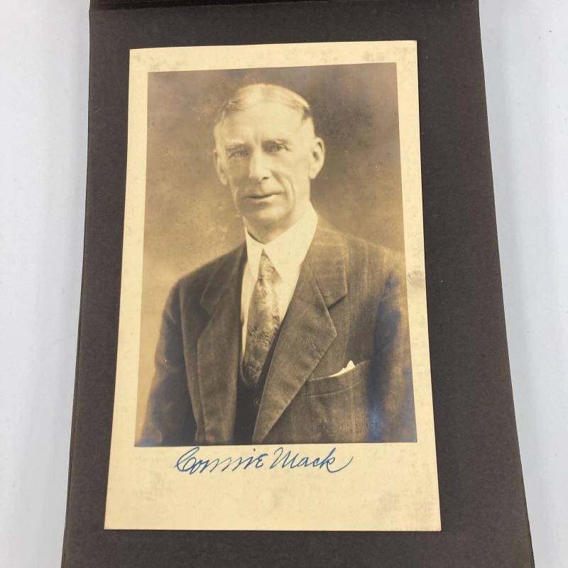 Historic 1929 Philadelphia Athletics World Series Champs Team Signed Album PSA - 4