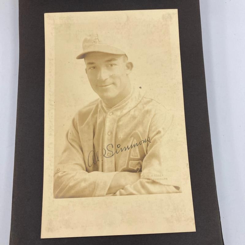 Historic 1929 Philadelphia Athletics World Series Champs Team Signed Album PSA - 7