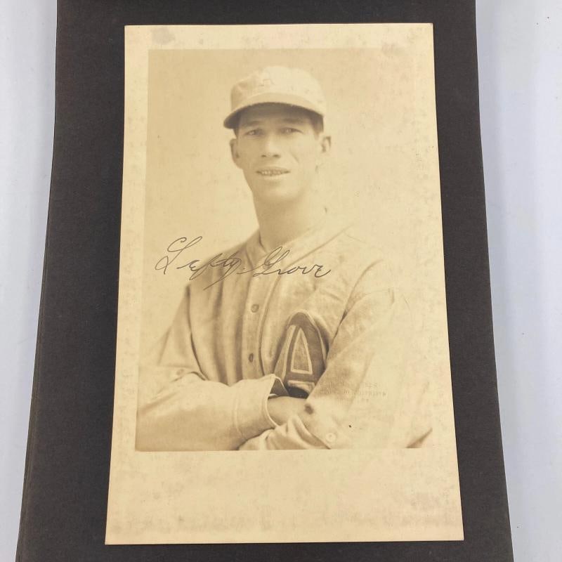 Historic 1929 Philadelphia Athletics World Series Champs Team Signed Album PSA - 8