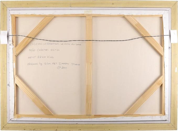 NBA 60 Greatest "NBA Legends Of Basketball" Signed Framed Lithograph #52/60 BAS - 10