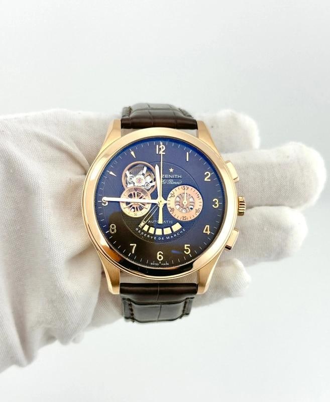 Zenith El Primero Chronograph 18.0520.4021 44mm Grande Class XXT 18K Rose Gold - 6