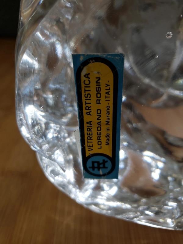 Loredano Rosin Signed Glass Art Sculpture~(18"H x 7"W x 10"D) - 16