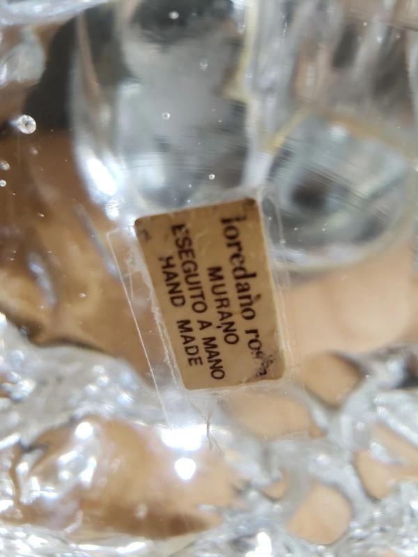 Loredano Rosin Signed Glass Art Sculpture~(18"H x 7"W x 10"D) - 17