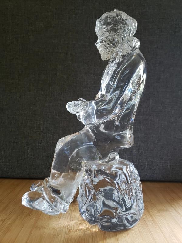 Loredano Rosin Signed Glass Art Sculpture~(18"H x 7"W x 10"D) - 3