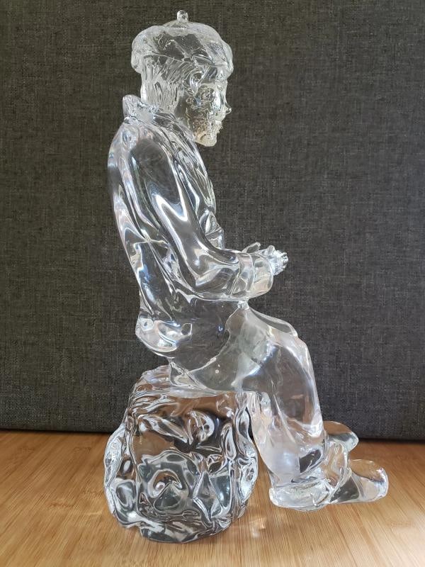 Loredano Rosin Signed Glass Art Sculpture~(18"H x 7"W x 10"D) - 7