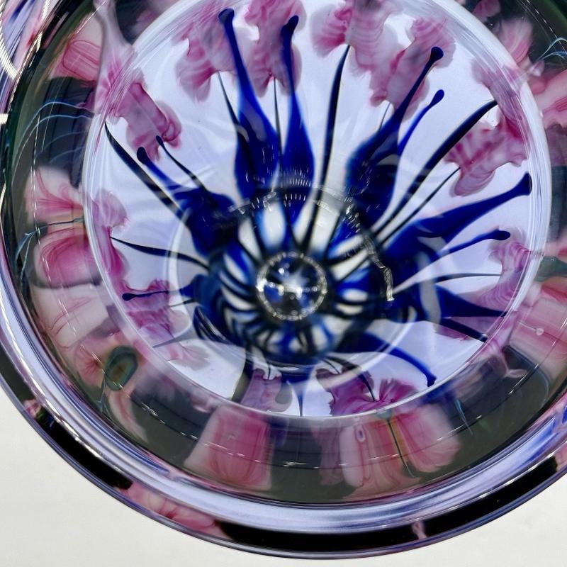 John Lotton Signed Vintage Art Glass Vase~(15"H x 7"W) - 18