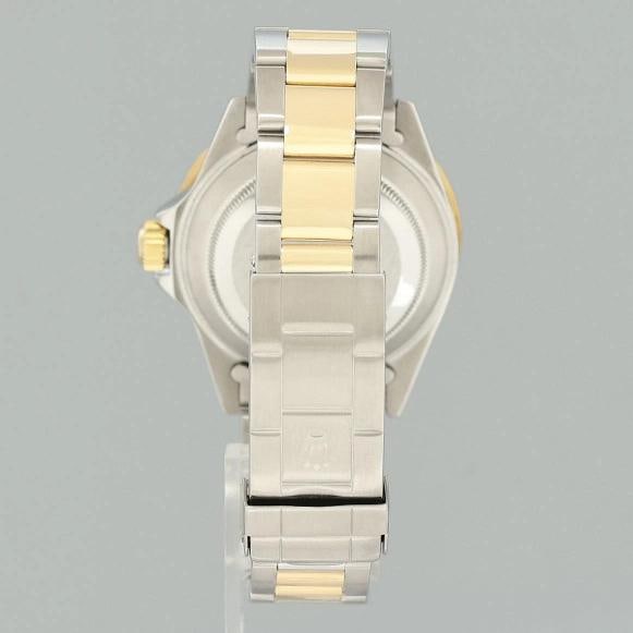 Rolex Submariner 16613 Two Tone Gold Champagne Serti Diamond Watch Box - 5