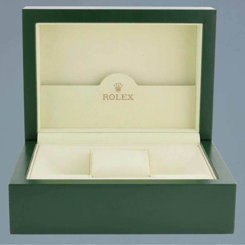 Rolex Submariner 16613 Two Tone Gold Champagne Serti Diamond Watch Box - 7