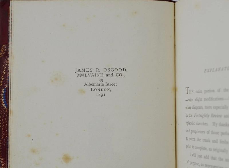 Tess of the D'Urbervilles ~ by THOMAS HARDY ~ First Edition 1891 1st Issue - 5