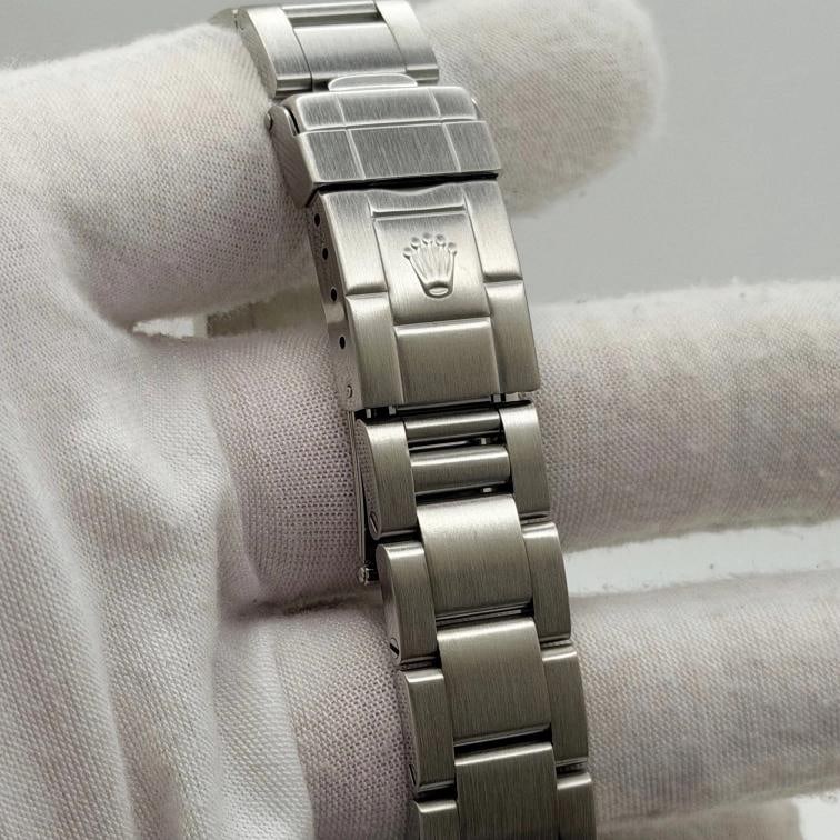 Rolex GMT Master II Pepsi 16710 40mm Black Dial Red Blue Bezel Stainless Steel - 5