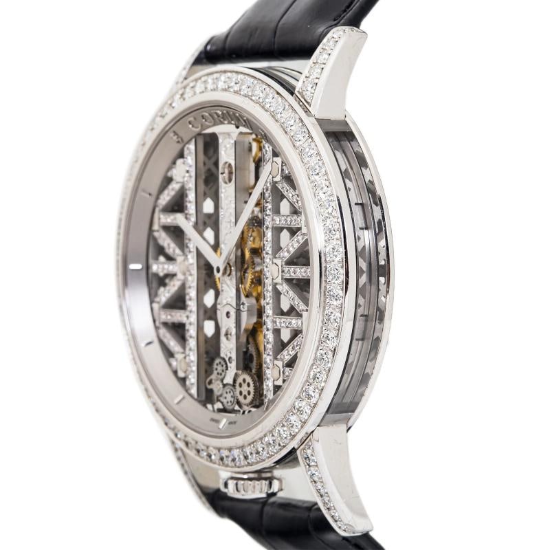 Corum Golden Bridge 113.901.69/OF01GG69G 18K White Gold Watch 43mm Box/Paper - 3