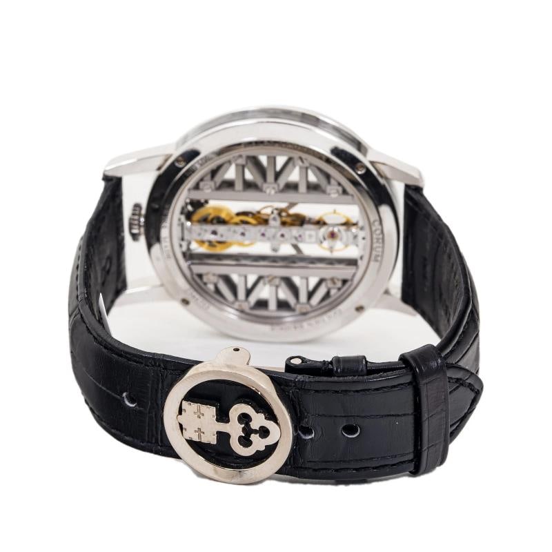 Corum Golden Bridge 113.901.69/OF01GG69G 18K White Gold Watch 43mm Box/Paper - 5