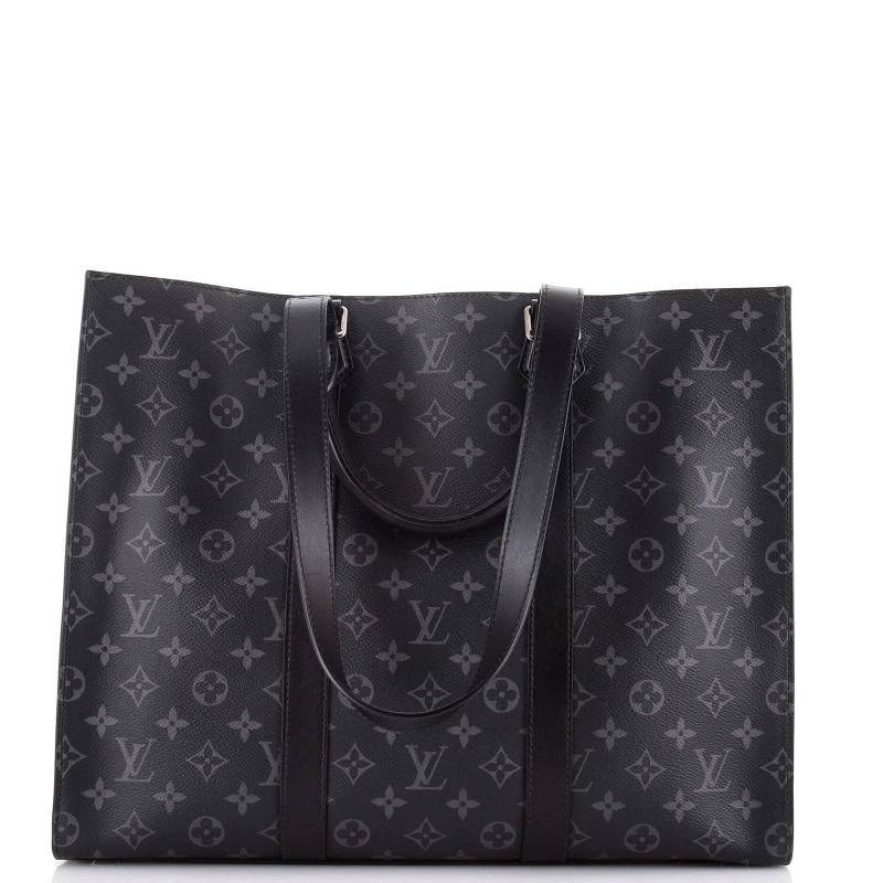 Louis Vuitton Sac Plat Horizontal Bag Monogram Eclipse Canvas (1 of 6)