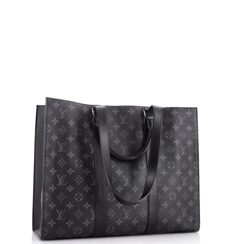 Louis Vuitton Sac Plat Horizontal Bag Monogram Eclipse Canvas - 2