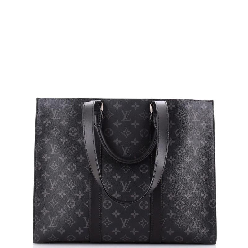 Louis Vuitton Sac Plat Horizontal Bag Monogram Eclipse Canvas - 3