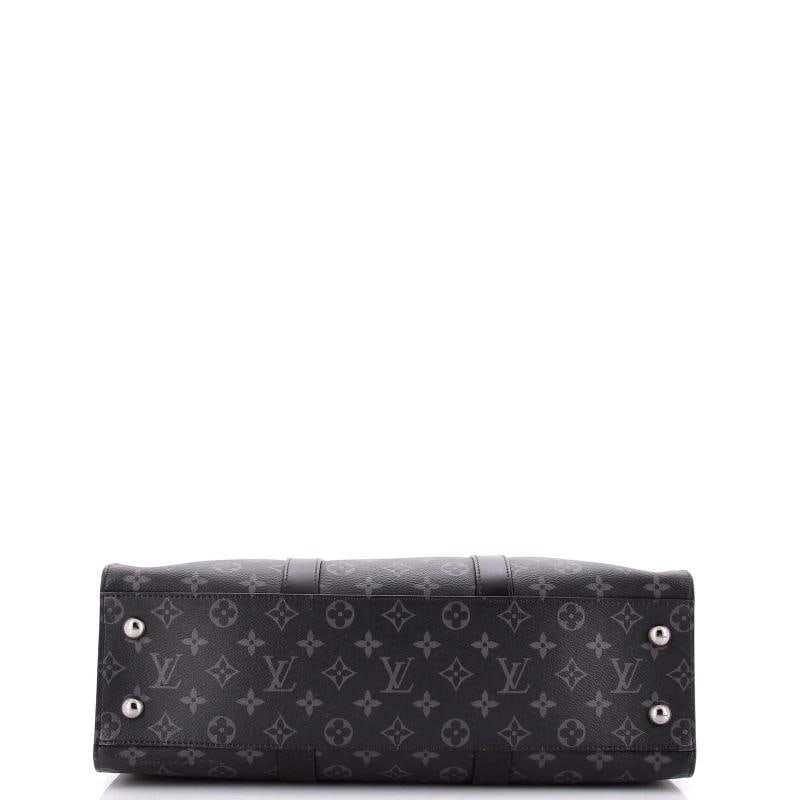 Louis Vuitton Sac Plat Horizontal Bag Monogram Eclipse Canvas - 4