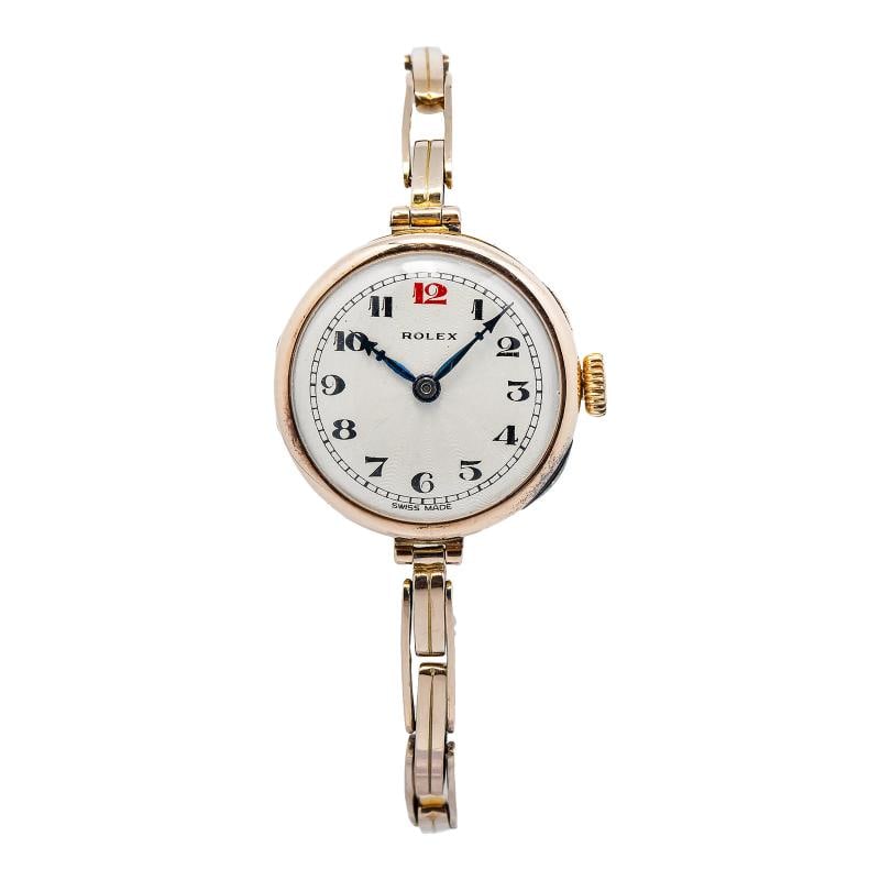 Rolex Rare Vintage 9k Rose Gold Manual Women's Watch 26mm (working as is) (1 of 6)