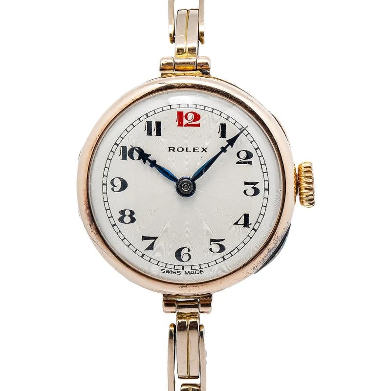 Rolex Rare Vintage 9k Rose Gold Manual Women's Watch 26mm (working as is) - 2