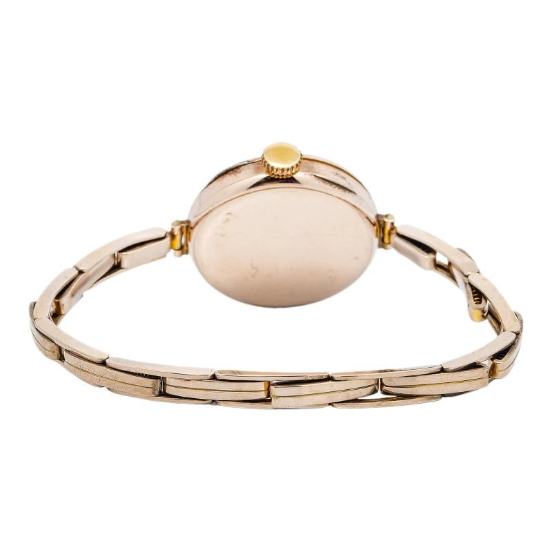 Rolex Rare Vintage 9k Rose Gold Manual Women's Watch 26mm (working as is) - 5