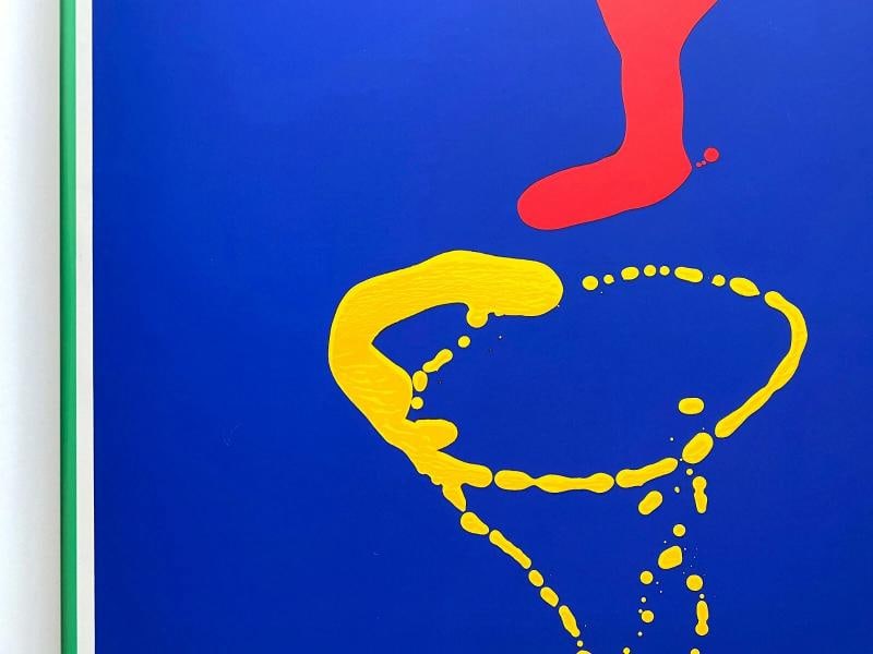 WILLI'S WINE BAR PARIS RARE 1989 WAYNE ENSRUD FRAMED LRG SILKSCREEN PRINT POSTER - 5