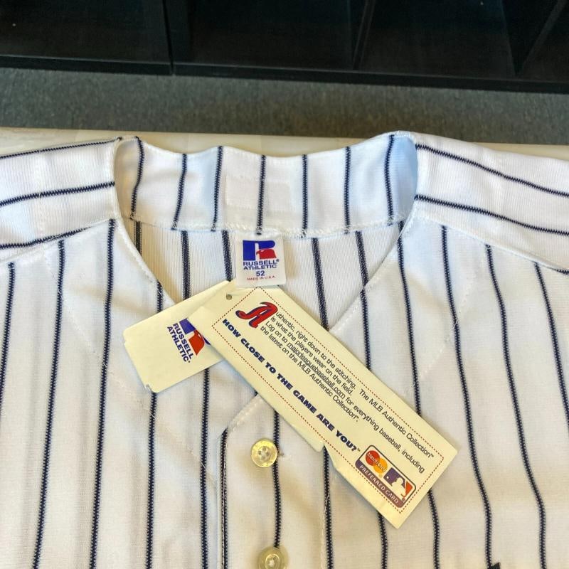 Derek Jeter Team Of The Century Signed Yankees World Series Jersey Steiner COA - 7