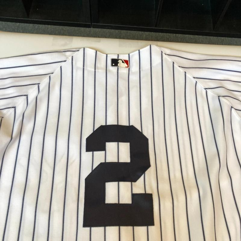 Derek Jeter Team Of The Century Signed Yankees World Series Jersey Steiner COA - 9