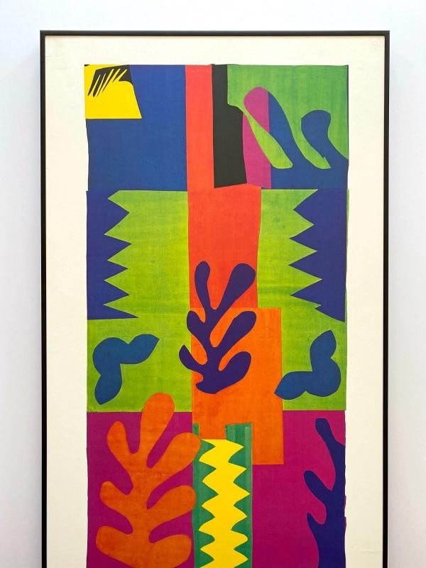 HENRI MATISSE RARE 1977 LITHOGRAPH PRINT FRAMED EXHIBITION POSTER~(22 1/8" W X 43 3/4" H X 1 1/2"... - 2