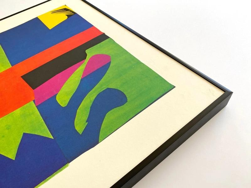 HENRI MATISSE RARE 1977 LITHOGRAPH PRINT FRAMED EXHIBITION POSTER~(22 1/8" W X 43 3/4" H X 1 1/2"... - 9