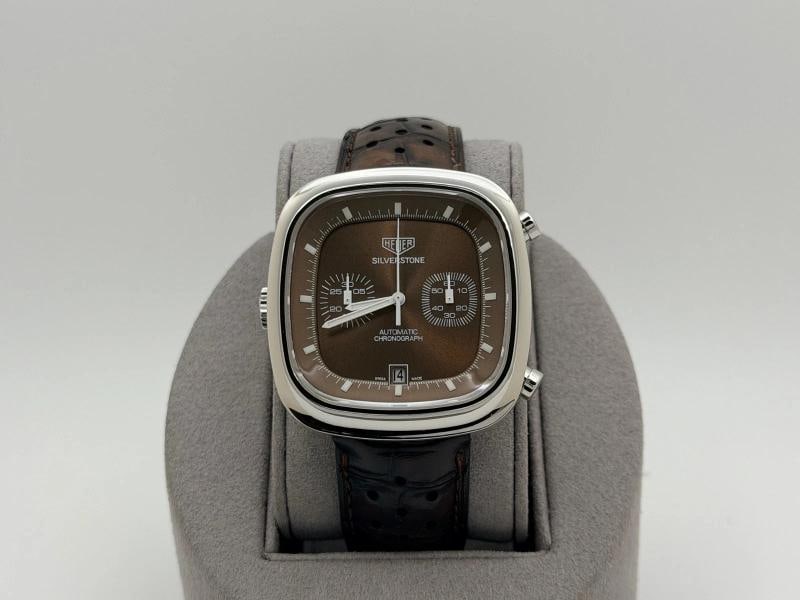 TAG Heuer Silverstone Limited Edition CAM2111.FC6259 42mm Brown Dial Box Papers - 2