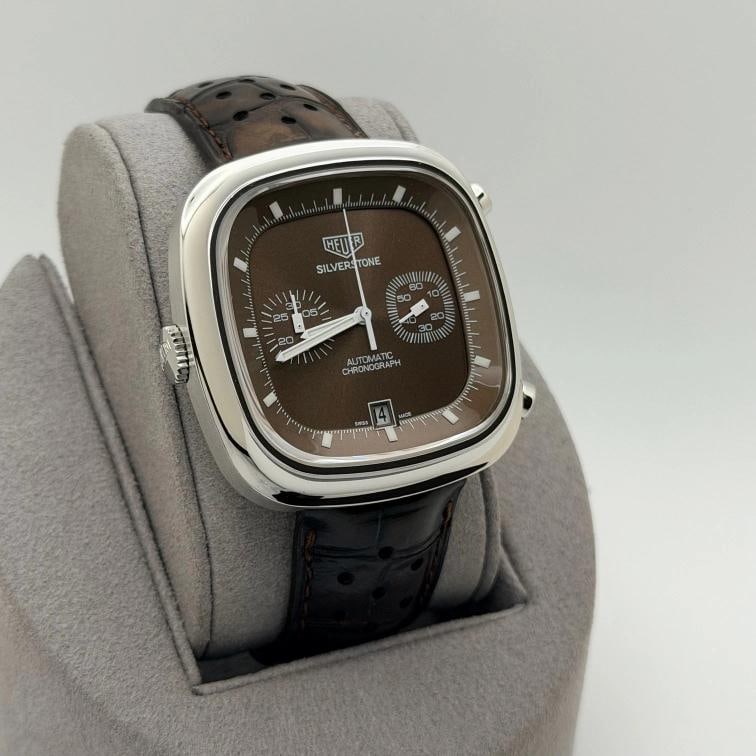 TAG Heuer Silverstone Limited Edition CAM2111.FC6259 42mm Brown Dial Box Papers - 3