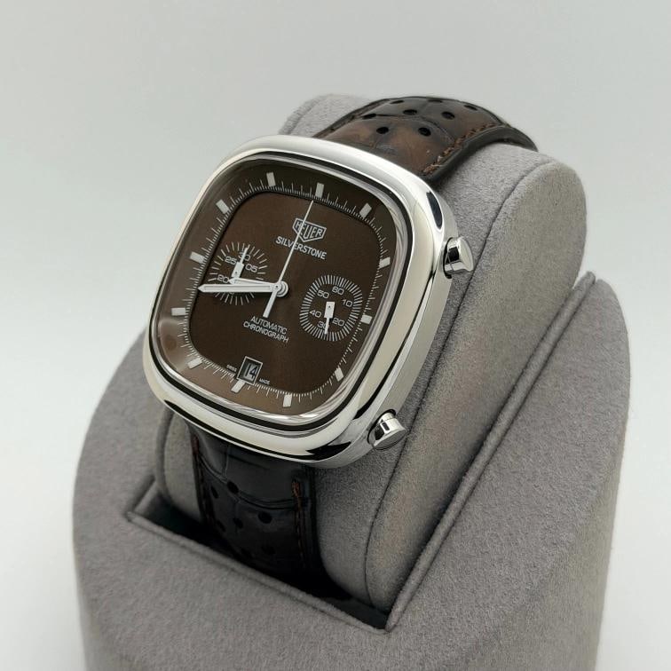 TAG Heuer Silverstone Limited Edition CAM2111.FC6259 42mm Brown Dial Box Papers - 4