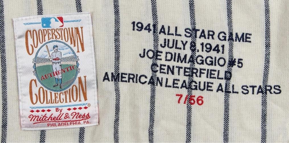 Beautiful Joe Dimaggio Signed 1941 New York Yankees Jersey PSA DNA Graded MINT 9 - 4