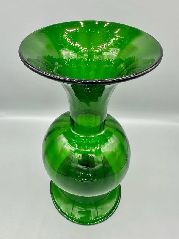 Barovier Seguso & Ferro Signed Vintage Murano Art Glass Vase~(10.75"H x 5"D) - 4