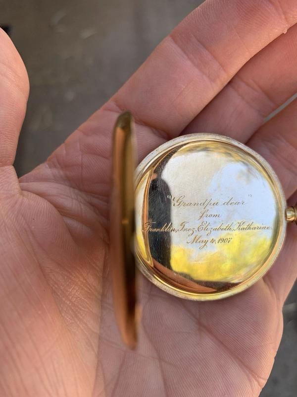 Tiffany & Co 18k Yellow Gold Pocket Watch - 12