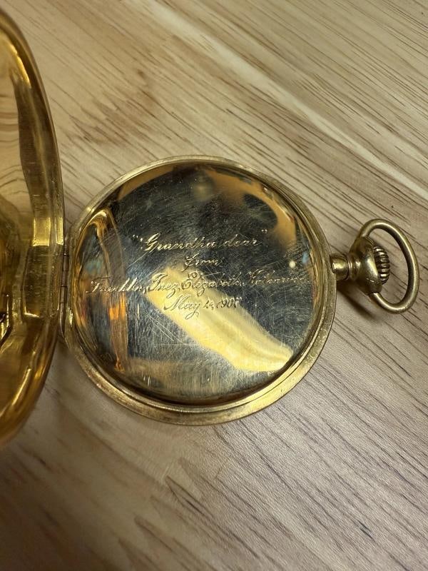 Tiffany & Co 18k Yellow Gold Pocket Watch - 4