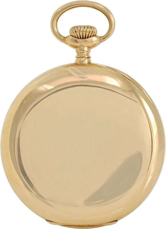 Patek Philippe 18k Yellow Gold Pocket Watch - 4