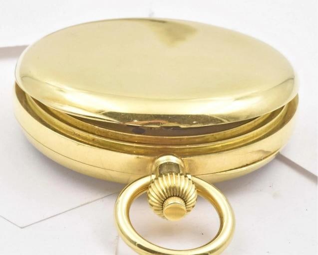 Ulysse Nardin Antique 18K Yellow Gold Pocket Watch - 11