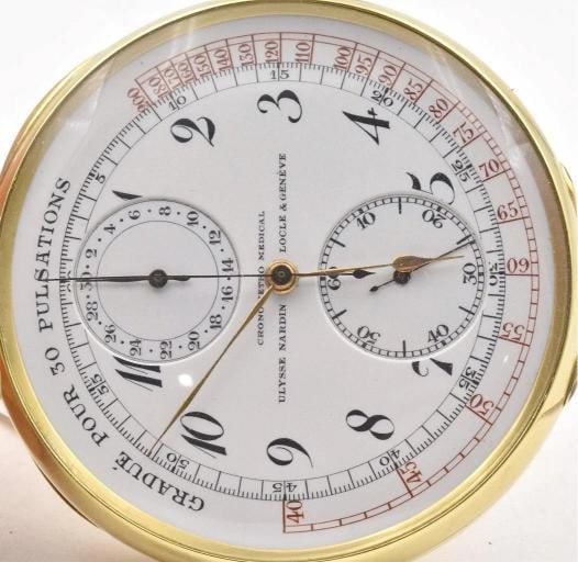 Ulysse Nardin Antique 18K Yellow Gold Pocket Watch - 4