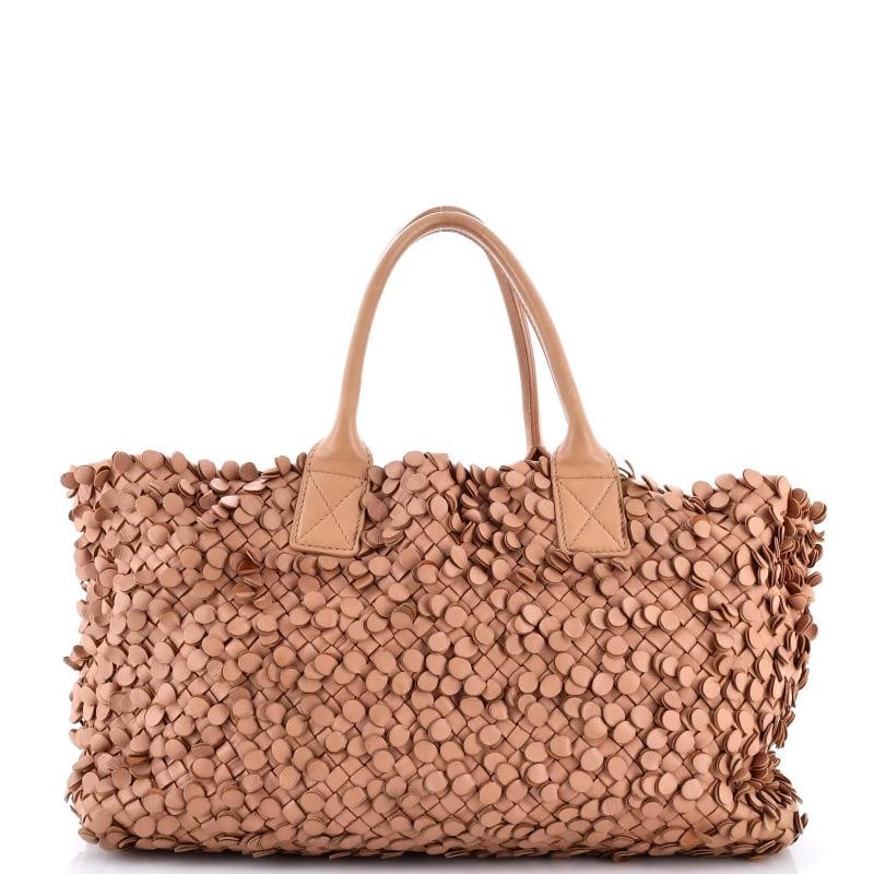 Bottega Veneta Poussin Paillettes Cabat Handbag Intrecciato Nappa Large (1 of 8)